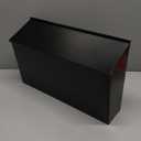 KYODOLED Locking Wall Mount Mailboxes for Outside, Large Capacity Mail Box for House with Key Lock, Security Drop Box, Metal Post Box for Home, Office Decorative,15.7 * 9.9 * 4.9in