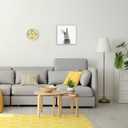 2 x daktenn Bunny Wall Art Lovely Rabbit Posters for Baby Room Easter Artwork Nursery Wall Decor Easter Wall Art Rabbit Pictures Wall Decor Bunny Pictures for Bathroom Bedroom 14x14 Inches