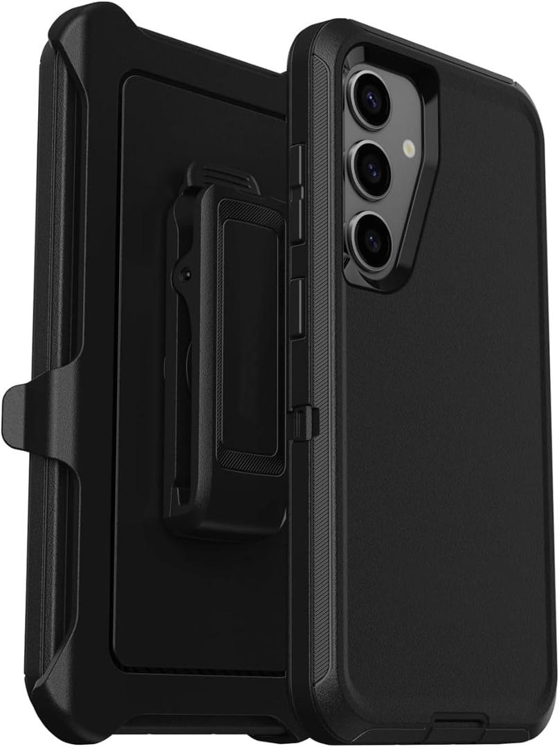 Defender Case Compatible with Samsung Galaxy S24 Defender Screenless Phone Case Black