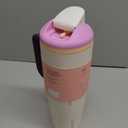 Owala FreeSip Tumbler Insulated Stainless Steel Water Bottle with Built-in Straw and Side Handle, For Travel, Work, School, and Sports, 40oz, BPA Free, Leak Proof, Deaybreak (Daybreak)