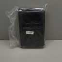 Car Center Console Armrest Pillow, 13.9"7.95" Leather Car Armrest Cover Cushion with Cup Holder & Phone Holder, Universal Memory Foam Middle Console Arm Rest Protector Cover (Black)