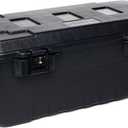 Plano Sportsman Trunk with Wheels, Black, 108-Quart, Lockable Storage Box, Rolling Sportsman Trunk, Hunting Gear and Ammunition Bin, Heavy-Duty Containers for Camping, Large