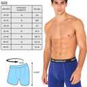 Men's Incontinence Underwear, 100ML Absorb Leak Proof Boxer Briefs with Upgraded Rapid-Absorption Core - Washable Reusable Cotton Incontinence Briefs for Men Heavy Flow Bladder Leak Protection 5 Pack, Medium