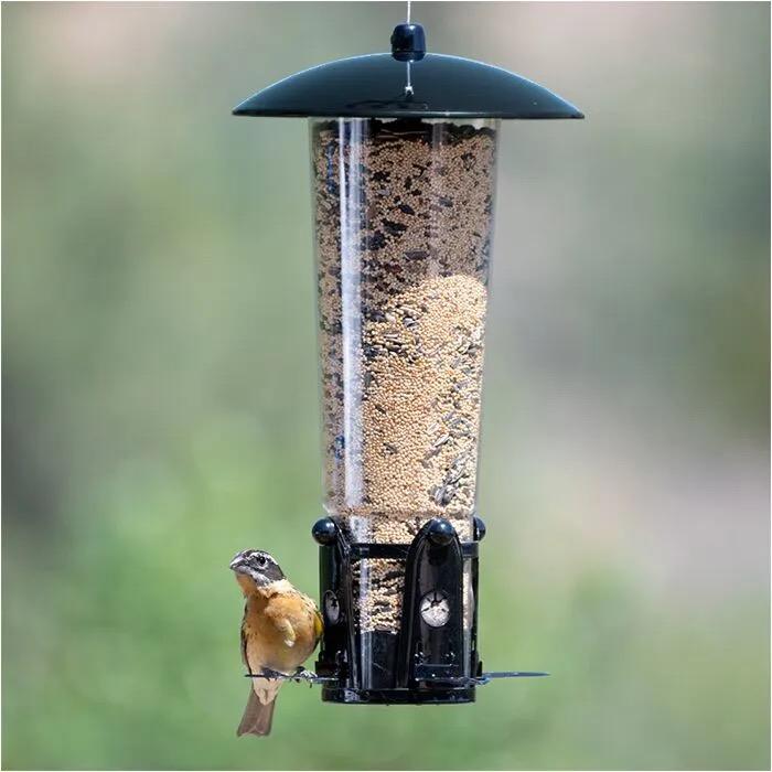 Perky-Pet® Squirrel-Be-Gone® Max Bird Feeder with Flexports® - 3 lb