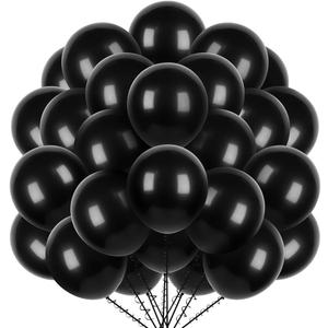 400 Pcs Black Balloons 12 Inch Bulk Latex Balloon for Birthdays Weddings Party Decorations