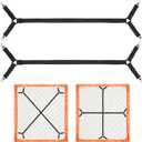 Bed Sheet Holder Straps, 2Pcs Elastic Adjustable Bed Sheet Grippers,Fitted Sheet Holder Keep Sheets in Place, Enhance Sleep Experience, Black