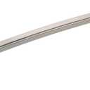 Hickory Hardware 1 Pack Solid Core Kitchen Cabinet Pulls, Luxury Cabinet Handles, Hardware for Doors & Dresser Drawers, 12 Inch Hole Center, Satin Nickel, Bridges Collection