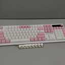Redragon K762 Wireless Gasket Gaming Keyboard w/Hype Screen & Knob, 104 Keys Mechanical Keyboard, Easy-Control 1.14 TFT Info Display, 5-Layer Noise Dampening, Round PBT Keycaps, Custom Linear Switch