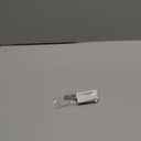 QCAA Solid Brass Surface Bolt 4", Satin Nickel, Made in Taiwan, 1 Pack