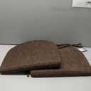 Chair Cushions: Premium High-Density Memory Foam Seat Cushion for Office, Home, & Car - Ergonomic Design for Comfortable Sitting, Relieves Pain & Tailbone Pressure with Non-Slip Bottom, 2 Pack, Coffee