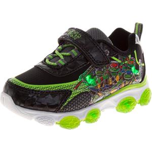 Boys Character Shoes Light Up Shoes LED Athletic Shoes for Boys Sonic MonsterJam Spiderman Mickey Paw Patrol Toy Story TMNT Sneakers for Kids (Sizes: 5-10 Toddlers / 11-12 Little Kid)