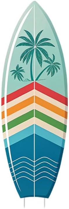 Life Size Cardboard Cutout Standup | Waterproof | Surfboard Blue