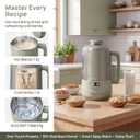 9-in-1 Nut Milk Maker Machine, 1.2L Automatic Soy Milk Maker, Green