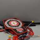 SpringFlower 2 Bow and Arrow Sets with LED Light-up,2 Foam Dart Guns for Kids 5 6 7 8 9 10+ Years Old, Archery Set with Standing Target for Boys & Girl, Ideal Gift