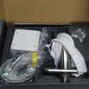 Touchless Bathroom Sink Faucet - Automatic Motion Sensor Restroom Toilet Faucet - Battery Operated for Commercial Lavatory, Chrome