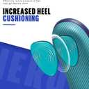 WalkHero Plantar Fasciitis Insoles - Medium Arch Support Inserts for Men & Women with Comfort Cushion | Orthotic Inserts to Relieve Foot Pain and Provide Shock Absorption (Blue) Mens 12-12 1/2