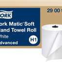 Tork Matic Soft Hand Towel Roll White H1, Advanced, High Absorbency, 6 Rolls x 900 ft, 290095