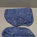 Easy-Install Split Design Chair Covers | Removable Rotating Slipcovers | Furniture from Stains | Universal Fit | Machine Washable | for Office, Dining & - Dark Blue