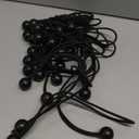 60PCS 6inch Ball Bungee Cords, Heavy Duty Outdoor Bungee Cord with Balls, Tarp Tie Down Bungee Balls for Shelter, Camping, Cargo,Tent Poles UV Resistant