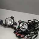 Fog Lights Compatible With 2007 2008 2009 Honda CRV Front Bumper Lamps with Harness and Switch Kit H11 12V 55W Bulbs Clear Lens 1 Pair of Fog Lights