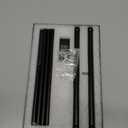 Coward 2 Tier Necklace Stand, Aesthetic Necklace Jewelry Holder, Home Decor Necklace Organizer Stand, Metal Necklace Bracelet Display Rack for Men Women (Black)