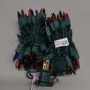 PREXTEX Multicolored Christmas Lights with Green Wire, 60 Feet, 300 Lights, Colorful String Lights Indoor or Outdoor - Incandescent String Lighting for Christmas Tree Decorations for Fences and Patios