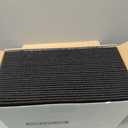 VallisCo 30 Pack Carpet Tile - 12” X 12” Self Adhesive Carpet Floor Tiles Anti-Slip Squares Peel and Stick Floor Tile DIY Installation for Bedroom (Black)