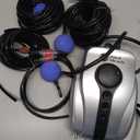 AquaMiracle All-in-One Koi Pond Aerator for Outdoor Ponds up to 2000 Gallons, Pond Air Pump Pond Aeration System with 4-Outlet Airline Tubing Air Stones Check Valves