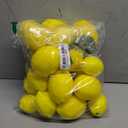 Homaisson 48 PCS Artificial Lemons with Leaves, 2 Sizes Fake Yellow Lemons, Lemon Decor for Summer-Themed Party Table Centerpiece, Realistic Fruits Photography Props