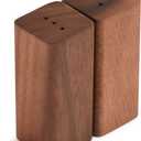 Kalmar Home Acacia Wood 4 Inch Salt & Pepper Shakers