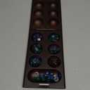 VAMSLOVE Wooden Mancala Board Game with Magnetic Lock / 48+8 Extra Multi Color Glass Stones, Folding Mancala Set for 2 Player, 6 Age and Up (Instructions Included)