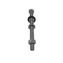 2 x (4 Sets) 3/8"-16 x 4 Stainless Steel Hex Head Screws Bolts, Nuts, Flat & Lock Washers, 18-8 (304) S/S, Fully Threaded by MetalSpacersOnline