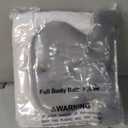 Full Body Bath Pillow for Bathtub, Thick Bathtub Cushion with Laundry Bag, Luxury Tub Pillow for Bath for Headrest Neck and Back Support Gray 51" x 16"