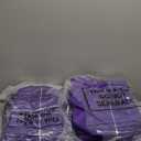 Windyun Reusable Grocery Bags Large Non Woven Shopping Bags with Handles Foldable Portable Tote Bulk, 12.6 x 11.8 x 6.3 Inch (Dark Purple)