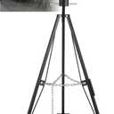 Fifth Wheel Tripod Stabilizer, King Pin Stabilizer for 5th Wheel with Adjustable Height 35-55", Heavy Duty RV Tripod Jack with 5000lbs Load Capacity, Easy Installation and for Most RV Needs