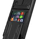 for Samsung Galaxy S26 Ultra Wallet Case Credit Card Holder- Black | Stand Kickstand Slim Rugged Shockproof Heavy Duty Defender Armor 【Military Grade】 Protective Phone Case