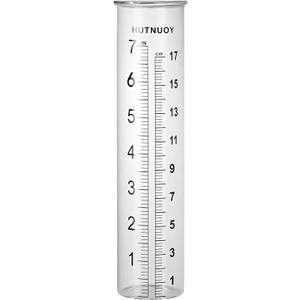 7" Capacity Rain Gauge Replacement Tube Glass for Outdoor Garden Yard Home, Lip Design, Best Rated, Easy to Read (1 Pcs)