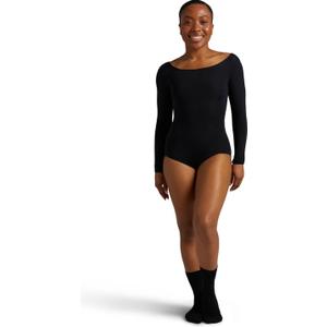 Capezio womens Long Sleeve Leotard (Small, Black)