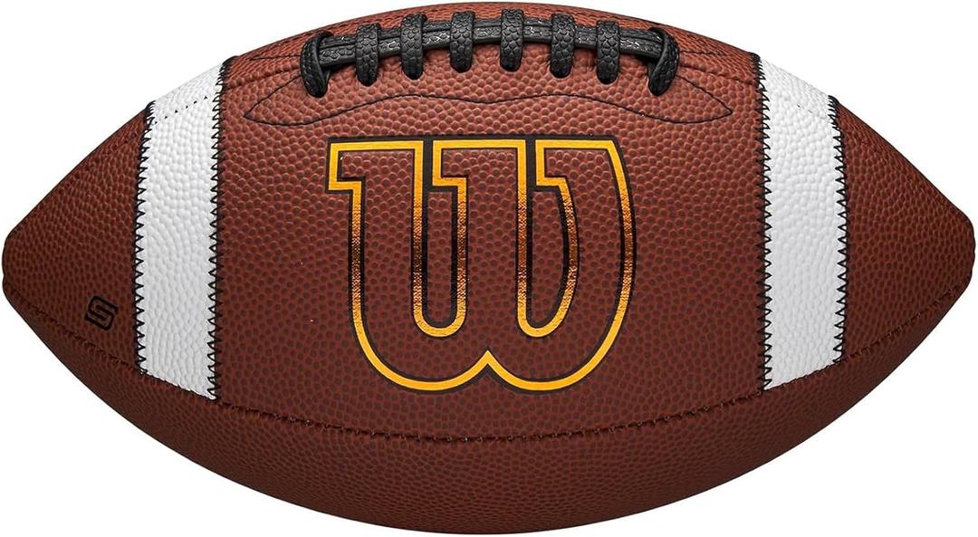 WILSON GST SpeedSkin Footballs - Brown (Youth Size)