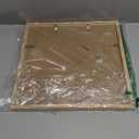 upsimples 12x12 Picture Frame, Display Pictures 8x8 with Mat or 12 x 12 Without, Wall Hanging Square Frames, Natural, 1 Pack