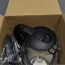 Elite Gourmet EKT1001 Electric 1.0L BPA-Free 1100W Glass Kettle Cordless 360 Base, Stylish Blue LED Interior, Handy Auto Shut-Off Function  Quickly Boil Water For Tea & More, Black