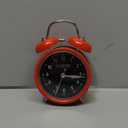 La Crosse Clock 617-3314 Red Twin Bell Quartz Alarm Clock
