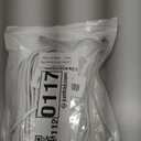 50Feet Long Telephone Extension Cord Phone Cable Line Wire, with Standard RJ11 Plug and 1 in-Line Couplers and 25 Cable Clip Holders-White (50FT)