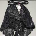 Avidlove Plus Size Lingerie for Women Lace Bodysuit Halter Teddy Babydoll Nightgown 16W