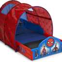 Delta Children Marvel Spider Man Sleep and Play Toddler Bed with Tent