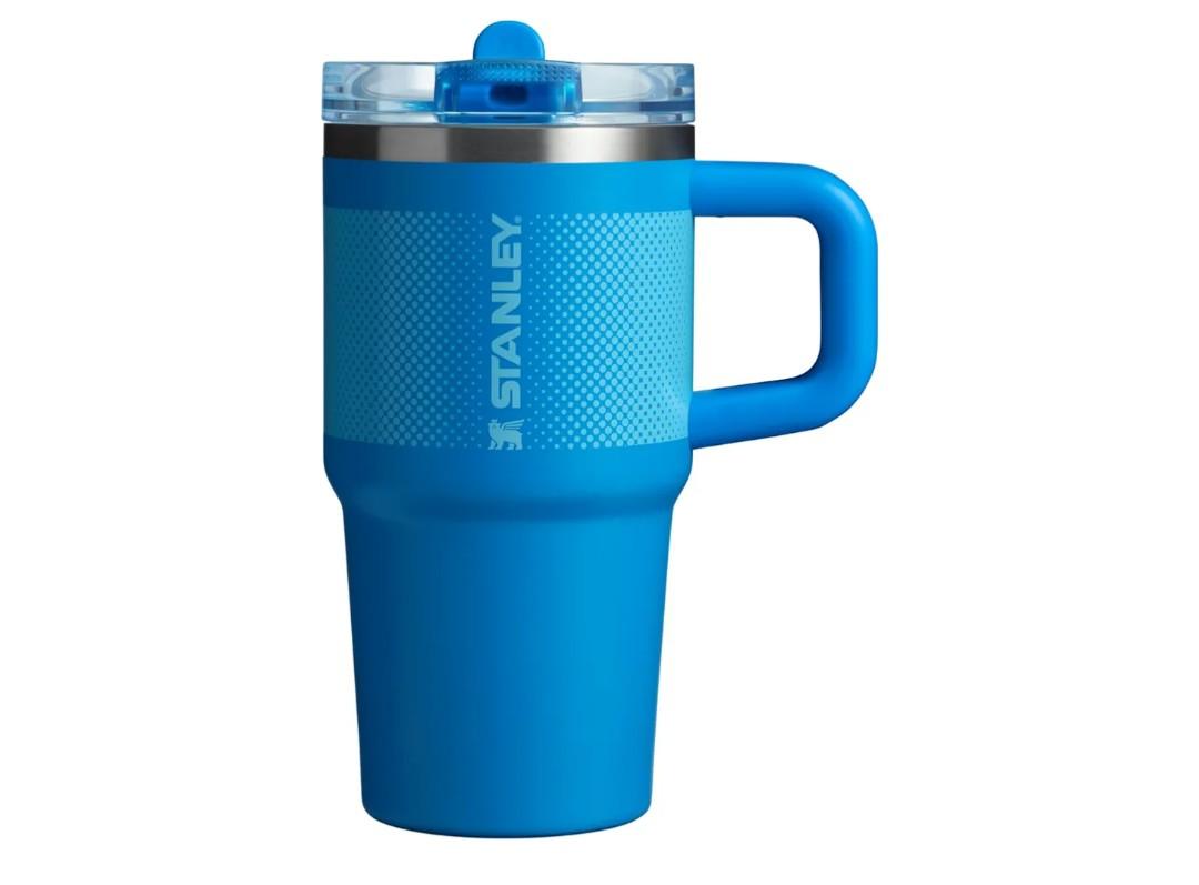 STANLEY Quencher ProTour Flip Straw Tumbler with Leakproof Lid 20 oz | Built-In Straw and Handle | Cup Holder Compatible for Travel | Insulated Stainless Steel Cup | BPA-Free | Azure Fade