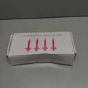 200 Church Candles with Drip Protectors for Devotional Candlelight Vigil Service, Box of 200 Candles,5" H X 1/2" D, No Smoke,Unscented White.