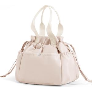 MAMONA Lunch Bag Women  Reusable Insulated Lunch Bag Stain-Resistant, Large Capacity Lunch box for Women Perfect for Office Picnic Hiking (Khaki)