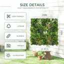 20"x20" (12 Pieces) Artificial Greenery Boxwood Hedge Panels