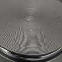 Elite Gourmet EDB-302BF Countertop Double Cast Iron Burner, 1500 Watts Electric Hot Plate, Temperature Controls, Power Indicator Lights, Easy to Clean, Black